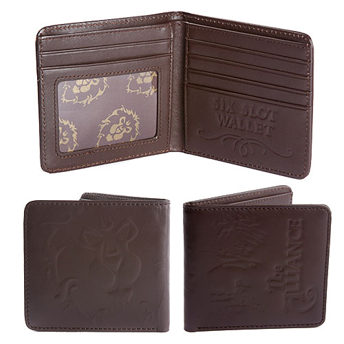 World of Warcraft Alliance Crest Leather Wallet